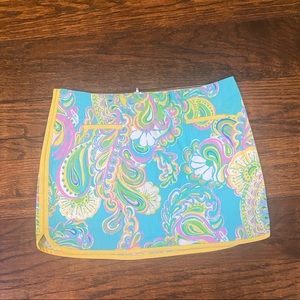Multicolored Lily Pulitzer Skort